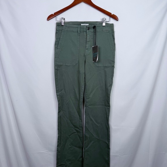 Studio Blue Utility Pants Women 32 Juniper Green NWT - Picture 3 of 9